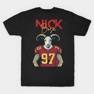 nick bosa the goat T-Shirt